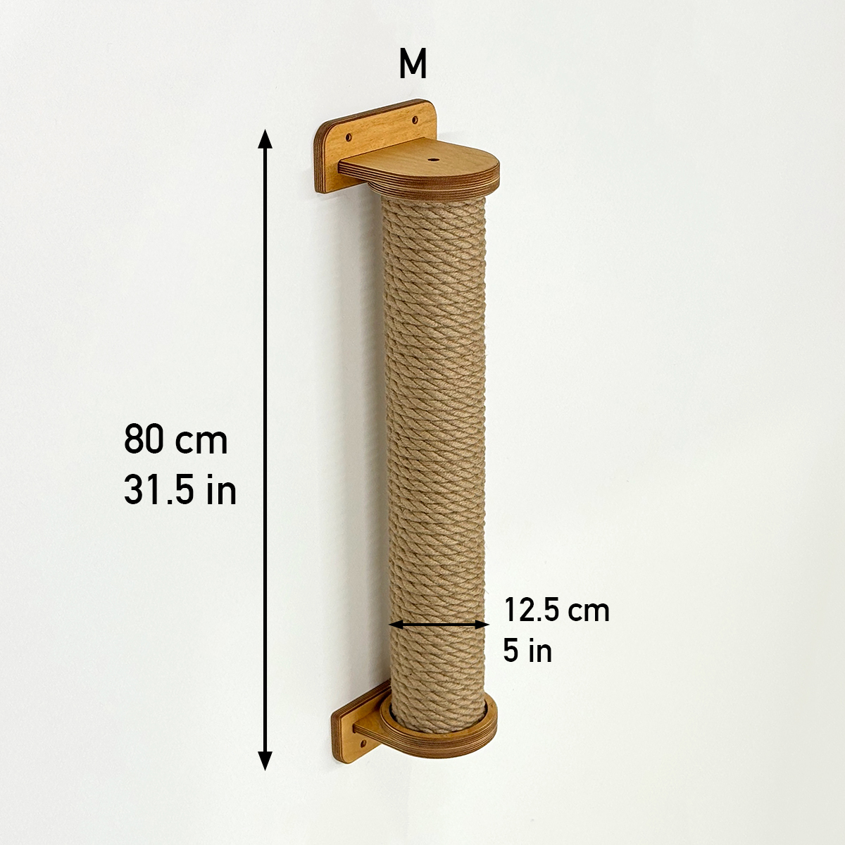 drapak ścienny naturalny