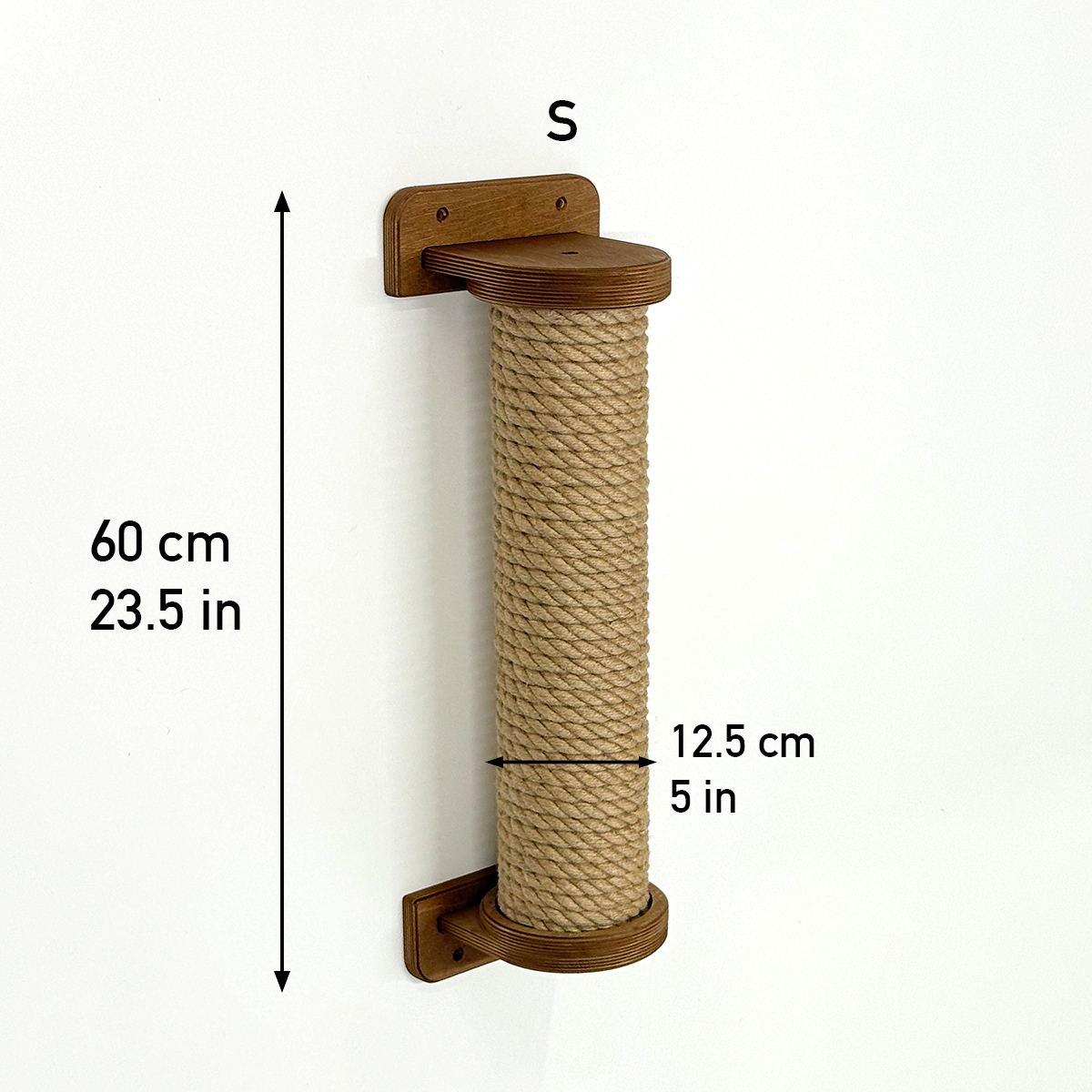 drapak ścienny dla kota WALNUT 