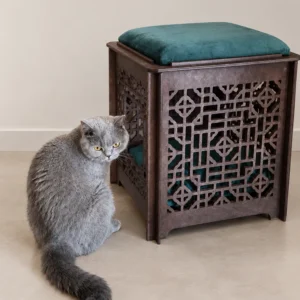 budka dla kota cat box geometrical